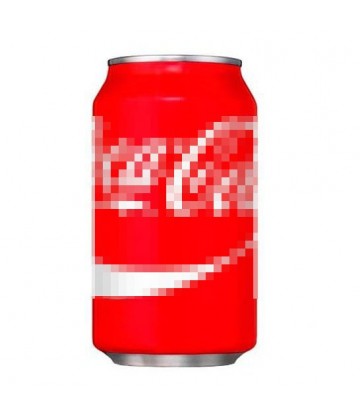 Lata ocultación Coca-Cola...