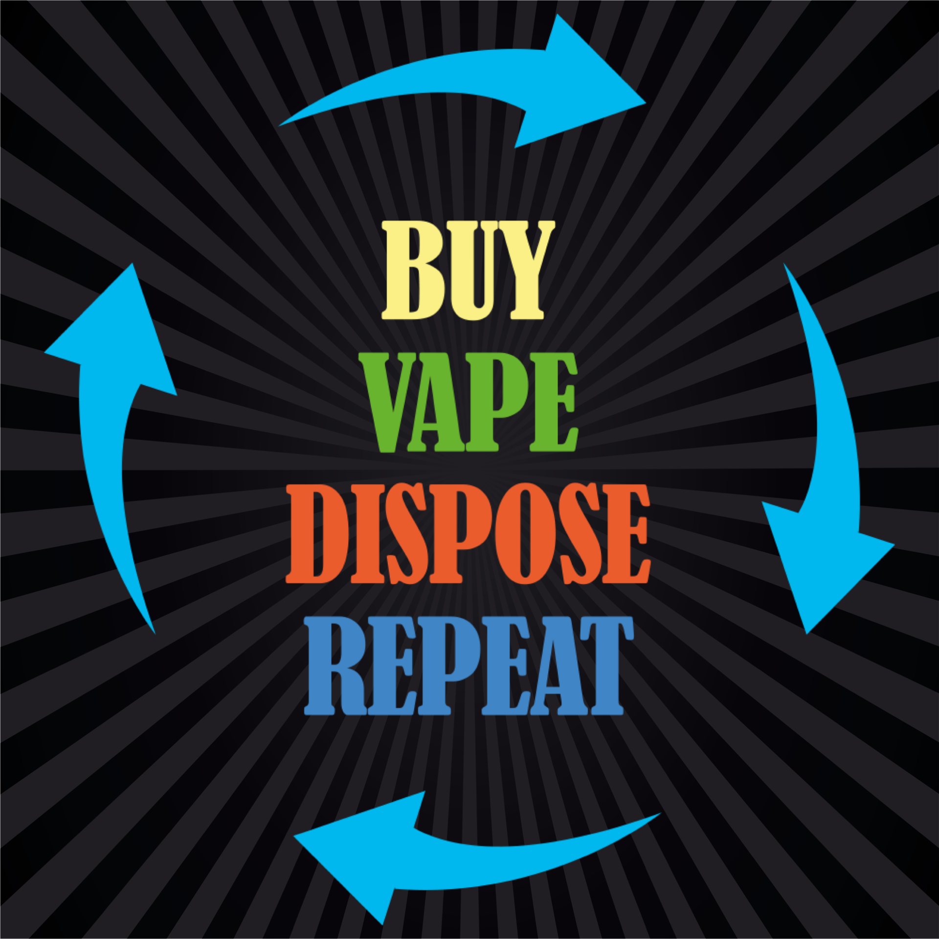buy, vape, dispose, repeat